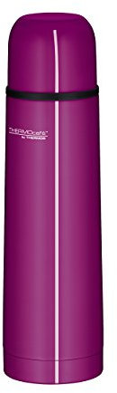 ThermoCafé by THERMOS 4058.242.050 Thermosflasche Everyday, Edelstahl Cool Cassis 0,5 l, Drehverschluss mit Trinkbecher, BPA-Free
