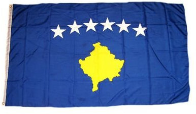 Fahne / Flagge Republik Kosovo 90 x 150 cm Flaggen [Misc.]