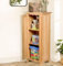 Hallowood Furniture Waverly Oak Narrow Storage Unit in Light Oak, Solid Wooden 2 Door Cupboard with 2 Adjustable Shelves, Small Cabinet, Small Unit Book Cabinet for Home & Office