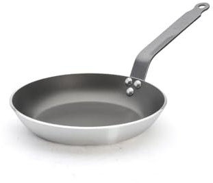 De Buyer - Poêle ronde antiadhésive CHOC en aluminium - Diamètre 24 cm -, Noir