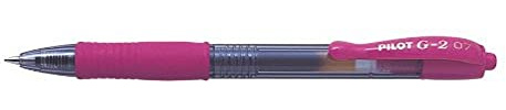 Pilot G207 Gelschreiber 0,7 mm F 12 Stück pink