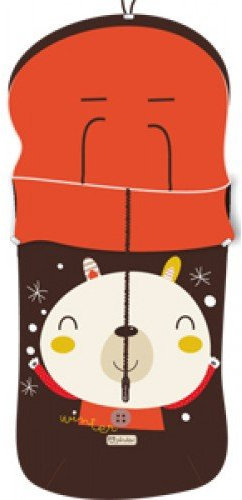 pirulos Saco carro microfibra WINTER chocolate talla única