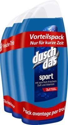 Duschdas Dsuchgel Shower&Sport, 3-Stück-Packung (3 x 250 ml)