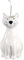 Maximex Saturateur Chat lot de 2 Blanc