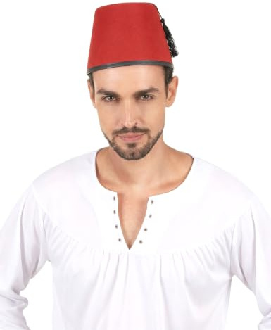 DEGUISE TOI VEGAOO - Fes Filzhut für Erwachsene - Einheitsgröße - Rot - Accessoires - - Carnaval