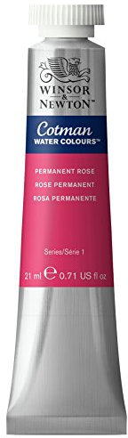 Winsor & Newton Cotman 21ml Water Colour Tube - Permanent Rose