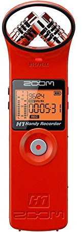 ZOOM H1 Handy Portable Digital Recorder (Red)