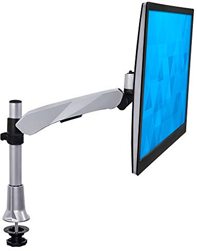 Mount-It! Desk Mount Spring Arm Quick Release with Grommet Base