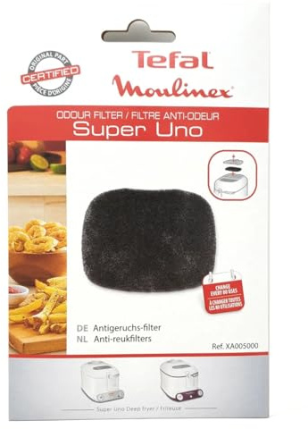 Moulinex Kassettenfilter, Fett, gegen Gerüche, Fritteuse Super Uno