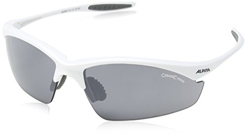 ALPINA Sonnenbrille Amition TRI-Effect Outdoorsport-Brille, White, One Size