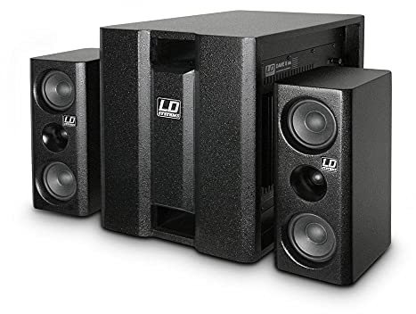 LD Systems LDDAVE8XS - Equipo de altavoces de 350W, negro