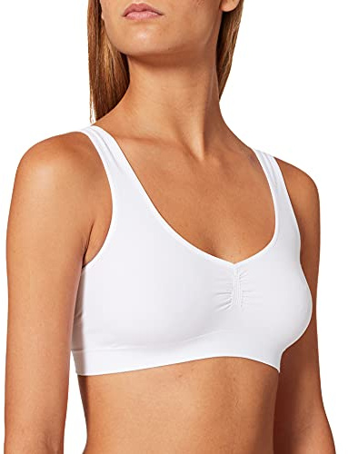 Trigema Damen 512311 Bustier, Weiß (Weiss 001), XXL EU