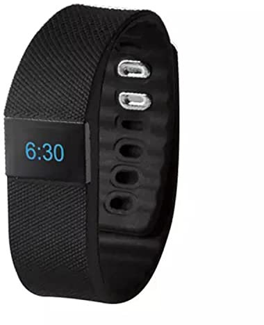 BAS-TeK Pulse Sports Activity Bracelet - Fitness watch including Heart Rate Monitor, Stopwatch, Pedometer, Calories Burned, Distance Travelled, Clock, Sleep Monitor, Anti Loss Device, USB and Bluetooth Compatible for both Andoid and Apple IOS. (Black)