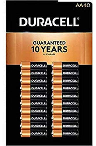 Duracell Coppertop 40 Piles AA
