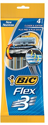 Bic Razors Flex 3 Triple Blade Shaver 4 Packungen