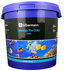 Silbermann Meersalz pro Color 8 KH für Meerwasseraquarium 20 kg Eimer für 550 l