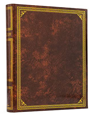 Hofmann | Album de fotos con anillas | 10 hojas adhesivas incluidas | Colores surtidos