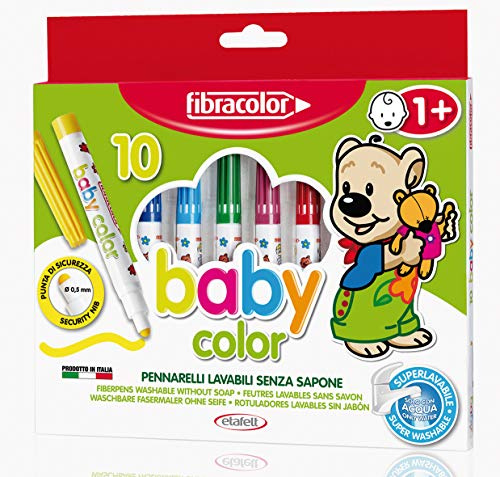 FIBRACOLOR Pennor, Flerfärgad, Paket med 10