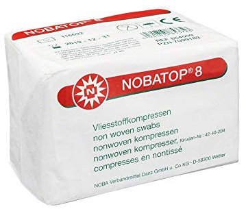 NOBATOP 8 Kompressen 7,5x7,5 cm unsteril (854009),100St