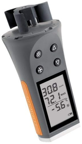 Skywatch JDC Meteos Wind Meter, Grey/Orange