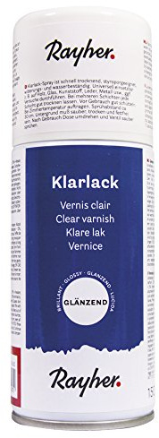 Rayher 3400600 Klarlack, glänzend, Dose 150ml, glänzend
