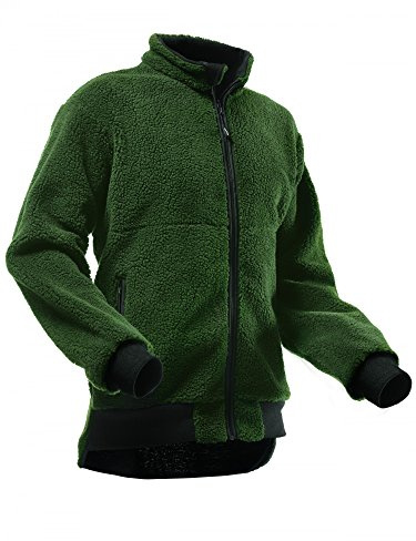 Pfanner warme Faserpelz Jacke Midland, Farbe:Oliv, Größe:L