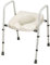 NRS Healthcare M66613 - Asiento para inodoro, altura ajustable