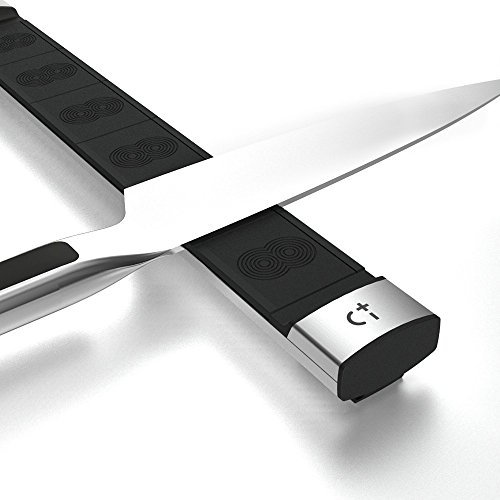 Messer Magnetleiste Magnet Messerhalter Messerleiste - Premium Softtouch aus Aluminium - 345 mm - Geeignet für 6 Messer - stilvolle Ergänzung für jede moderne Küche