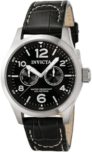 Invicta I-Force Orologio da Uomo in acciaio inossidabile con movimento Quarzo - 48mm, Nero / Argento