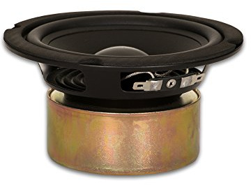 Goldwood Sound, Inc. GW-5028/S - Altoparlante di ricambio per woofer schermato da 5,25, 130 Watt, 8 ohm, colore: nero