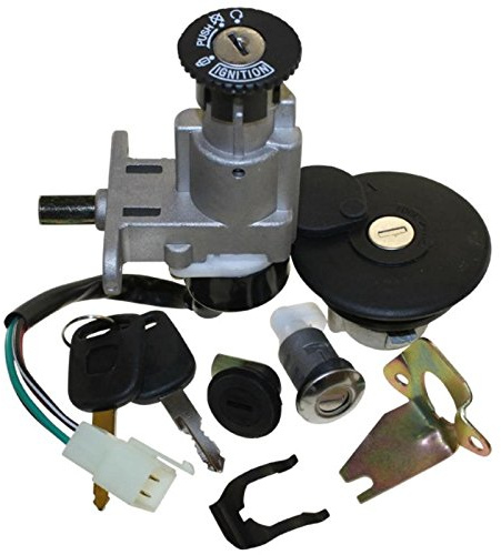 Citomerx Zündschloss Set/Schloß-Set | Passend für z.B. Baotian QT-12, CPI Oliver, Popcorn, Rex RS, OBI-Roller, Flex Tech Fun 50, Kymco Agility, uvm.