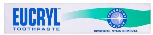 Eucryl smokers toothpaste freshmint 50ml powerful stain removal - Pack of 2 by Eucryl