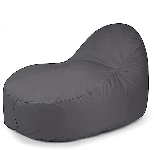 Outbag Slope XL Plus (anthrazit) Der Outdoor-Sitzsack für den Garten und die Terrasse Ganzjährig Outdoor geeignet