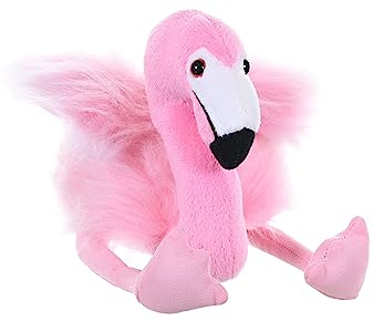 Wild Republic Plüsch Flamingo, Cuddlekins Kuscheltier, Plüschtier 20cm, Pink