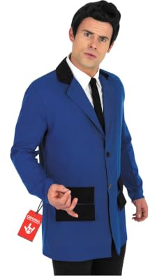 Rolig Shack herr L Navy Teddy Boy