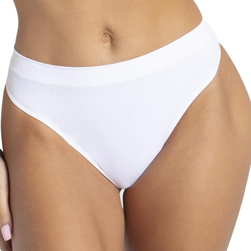 Gatta Lili Culotte Type String Femme, Taille Haute, Confortable, Douce, Gousset antibactérien, adhérente au Corps, conditionnée en 3 pièces d'une Seule Couleur