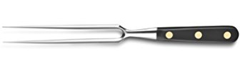 Sabatier Ideal Inox Carving Fork, 17 cm | Made in France - 15 cm - Stainless steel blade and rivets - Allows you to detach fish nets with precision