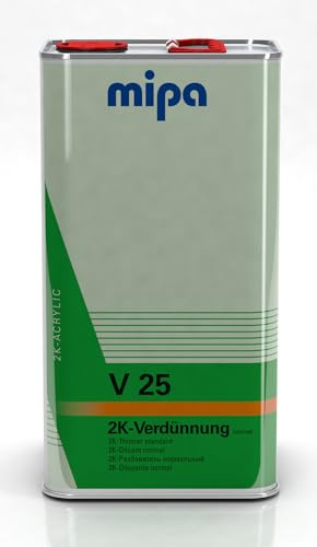 MIPA 2K-Verdünnung normal zum Verdünnen Autolackierung V 25, 5 Liter