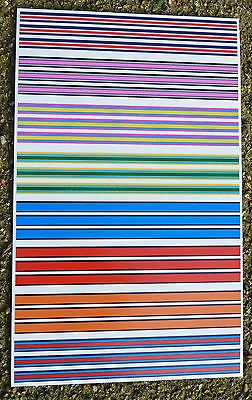 screenprint SLOTCAR SCALEXTRIC SCX RENNFAHREN Streifen 1/32nd sponsorenlogo Sticker Aufkleber