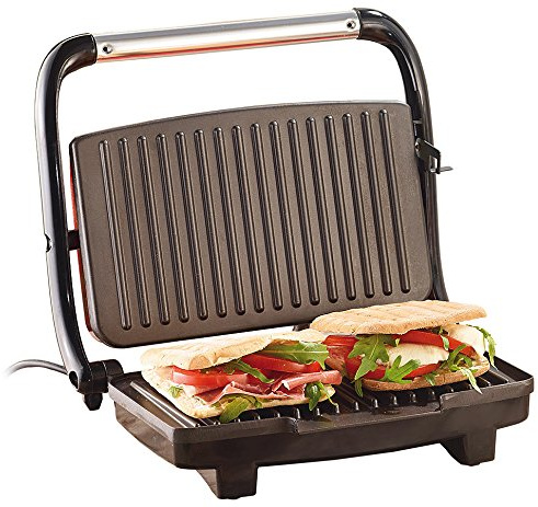 Rosenstein & Söhne Panini Tostapane: Panini, Sandwich & Grill a contatto CG-2510, 1000 W. (Griglia per panini)