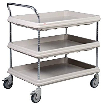 neoLab 2-7054 Mehrzweckwagen mit Wanne, 3 Etagen