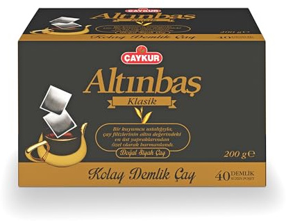 CAYKUR-ALTINBAS AUTHENTIC Turkish Black Tea Bags (1 box / 40teabags) UK SELLER