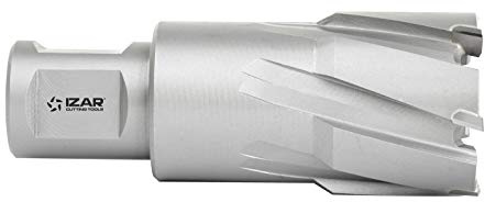Izar 61965 Fresa Hueca Máquinas Electromagnéticas, MD/HM TCT, Serie Corta, Doble Weldon, 4078, 16 mm Diámetro Corte