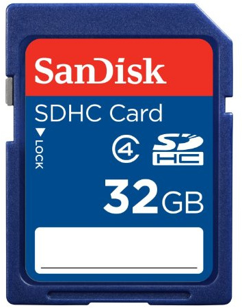 SanDisk Standard - Flash memory card - 32 GB - Class 4 - SDHC Retail Package