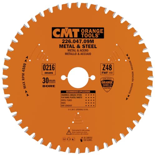 CMT 226.047.09M LAME CIRCULAIRE (PVC-BOIS) 216X2.2X30 Z=48 FWF