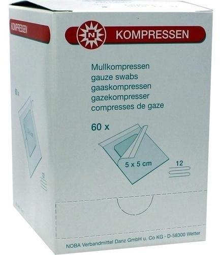 MULLKOMPRESSEN 5x5 cm steril 12fach 60 St