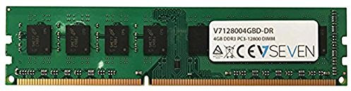 V7 V7128004GBD-DR V7 4GB DDR3 PC3-12800 - 1600mhz DIMM Desktop módulo de memoria - V7128004GBD-DR