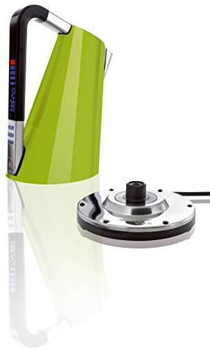 BUGATTI, Vera, Bouilloire Électrique avec Réglage de la Température et Minuteur, Capacité 1,75 Litres, 2400 W, Acier Inoxydable, Couleur Pomme verte