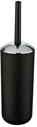 Wenko Escobillero Brasil Nero - a Prueba de Rotura, Plástico (TPE), 10 x 37 x 10 cm, Negro