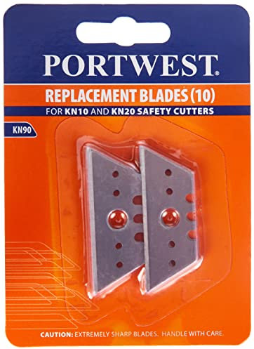 Portwest Replacement Blades for KN10 and KN20 (pack of 10), KN90NCR